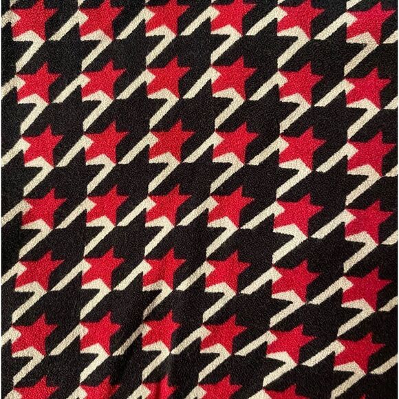 Equipment Magnolia Banded Drop Waist Houndstooth Print Midi Dress Size 2 - Picture 15 of 16